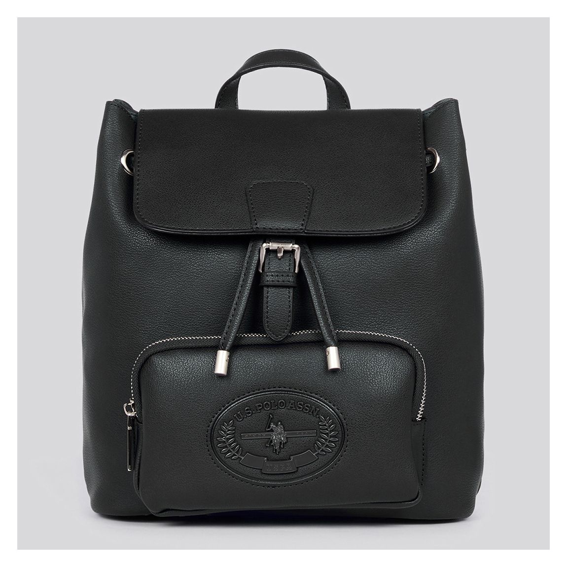 Black U.S. Polo Assn. Retro Backpack