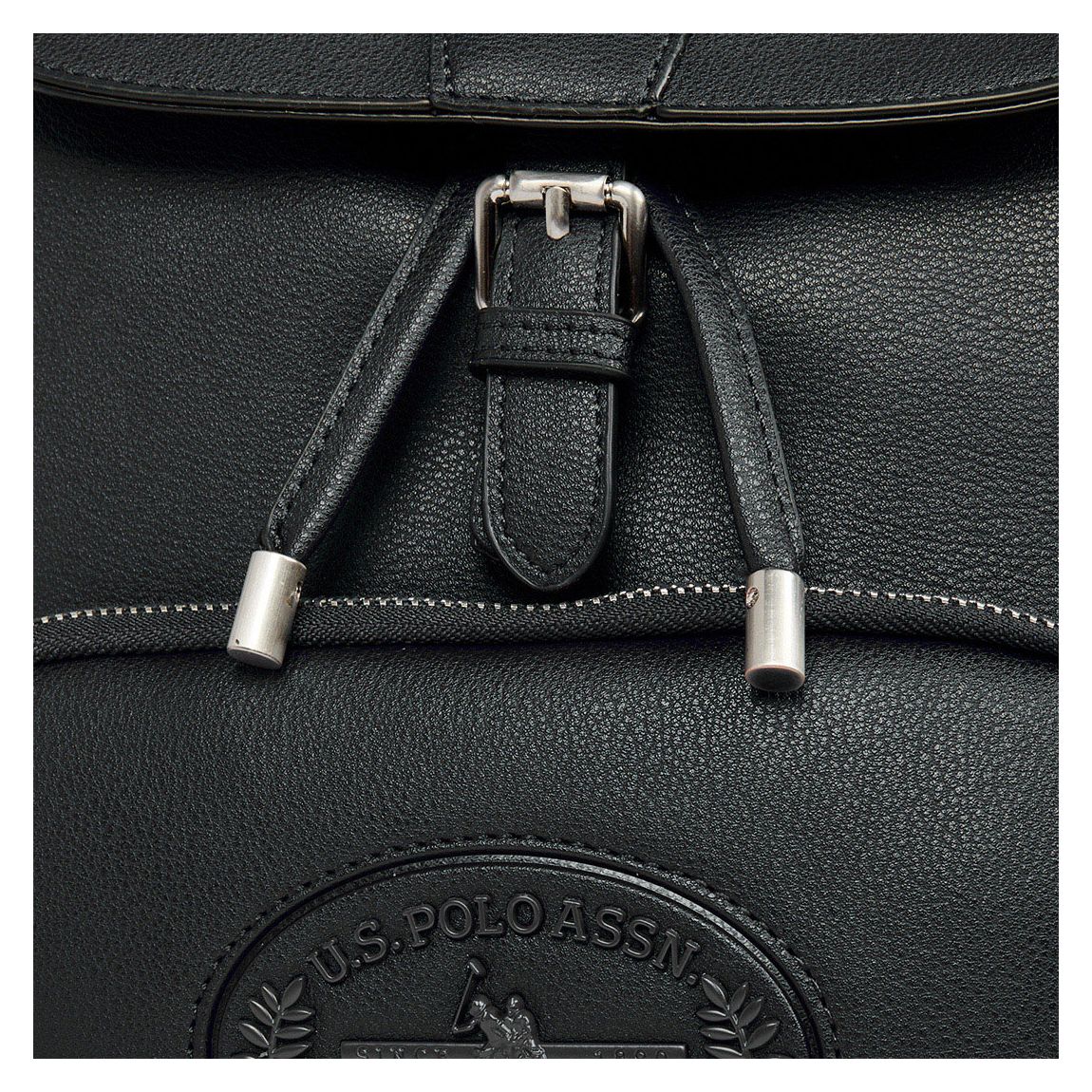 Black U.S. Polo Assn. Retro Backpack
