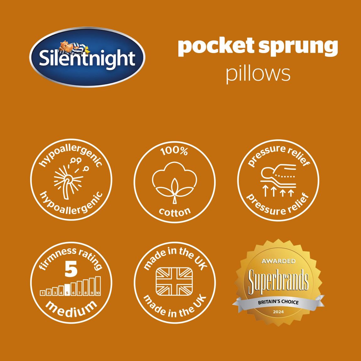 Silentnight Pocket Sprung Pillow