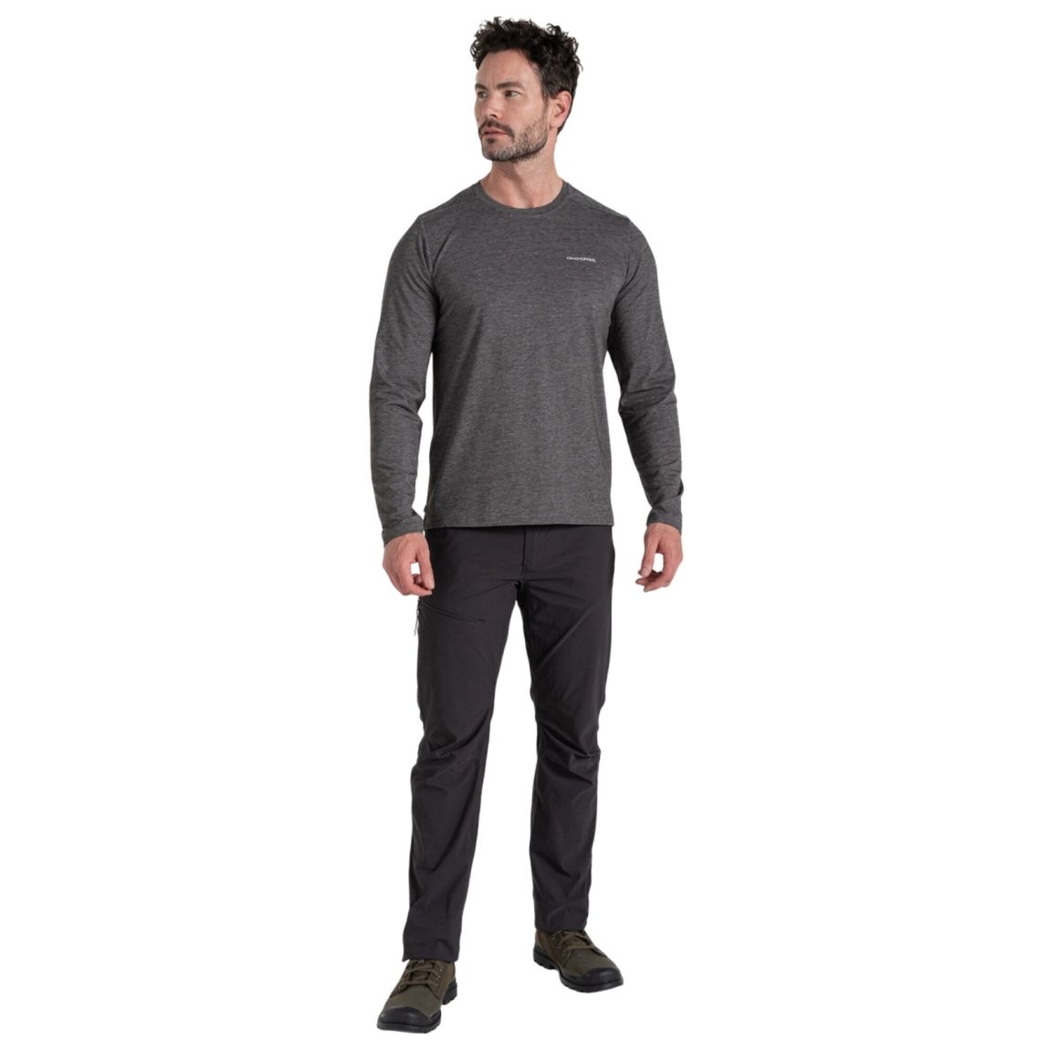 Trousers Mixed Black Pepper