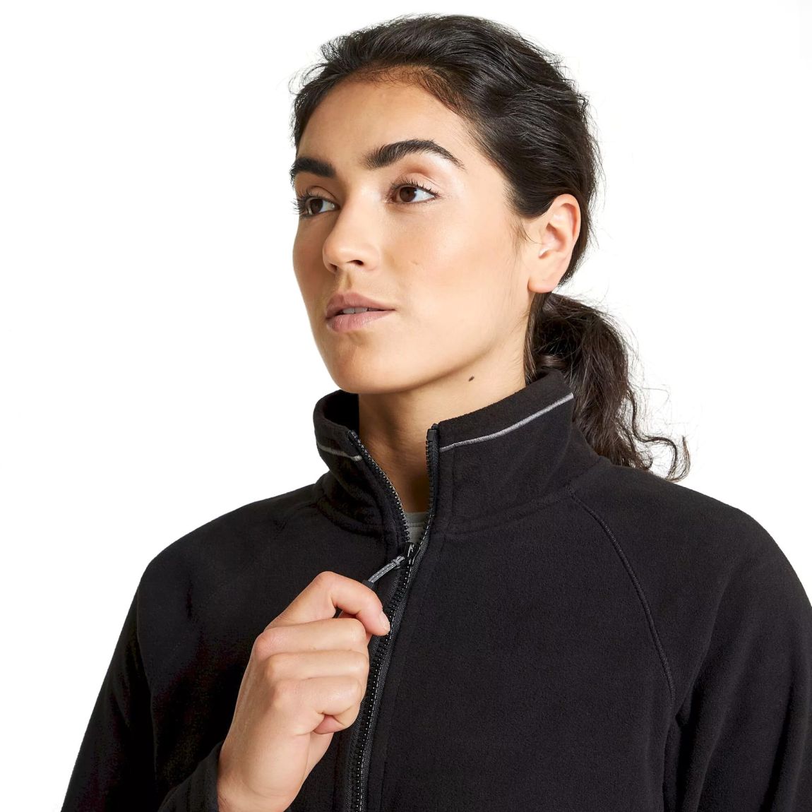 Fleece Jacket Expert Miska 200 Polyester Black