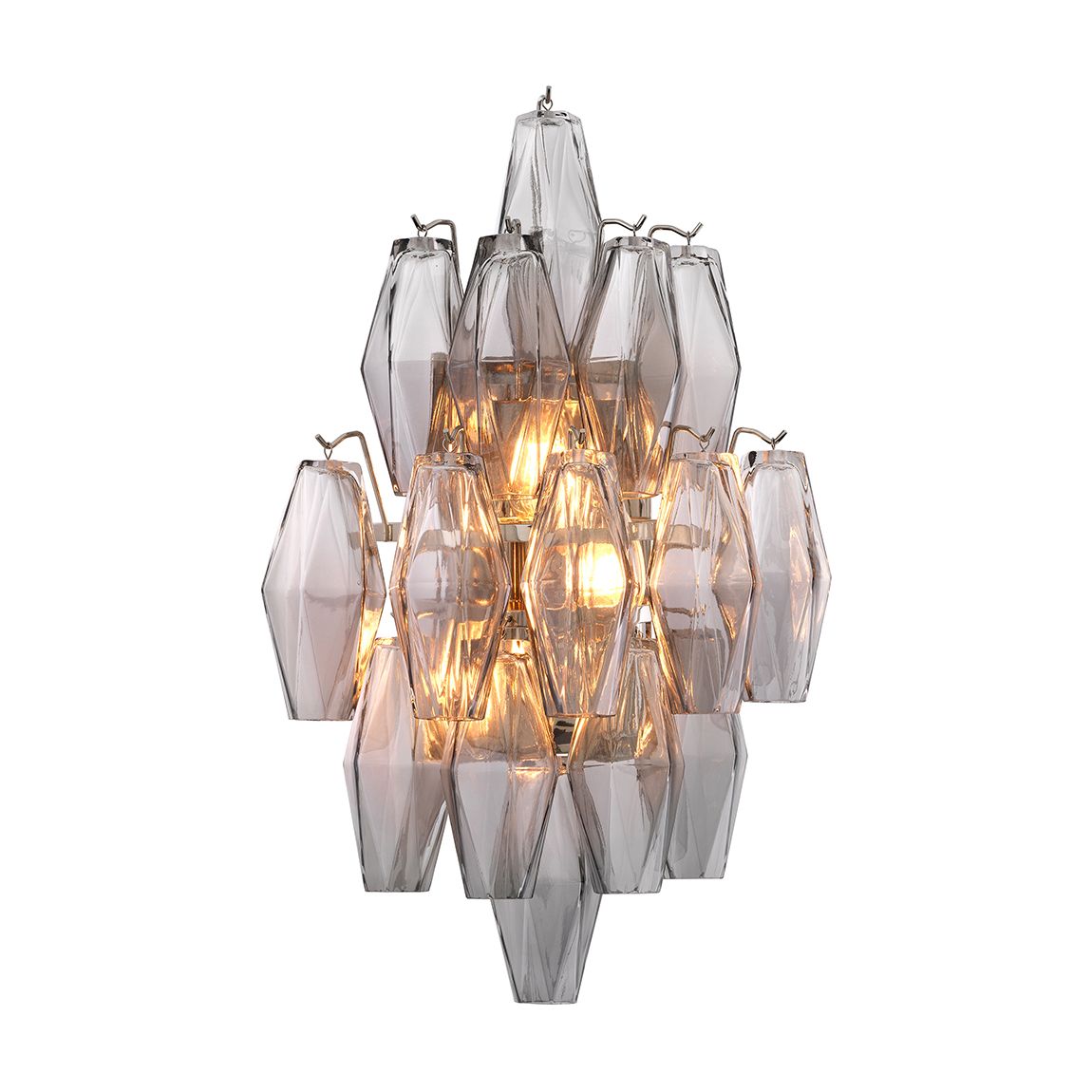 Benini Wall Lamp, Nickel