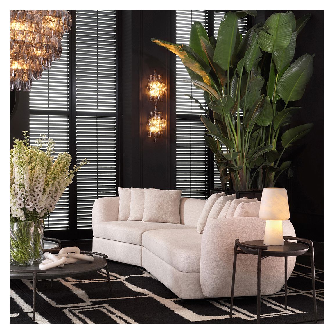 Benini Wall Lamp, Nickel