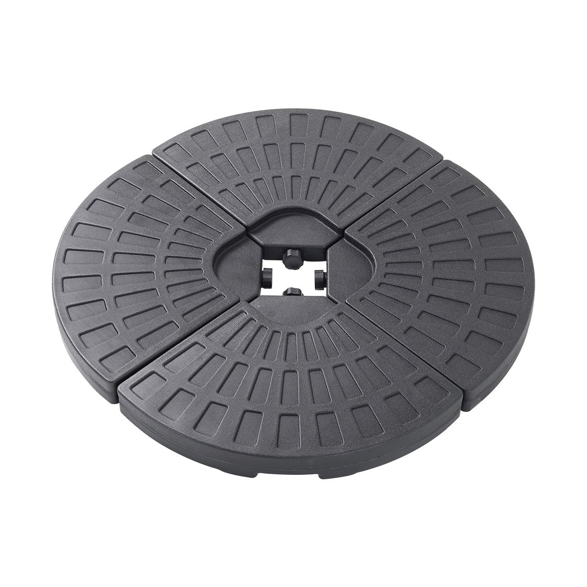 HDPE Water-or-Sand-Filled Umbrella Base Cantilever Parasol Stand