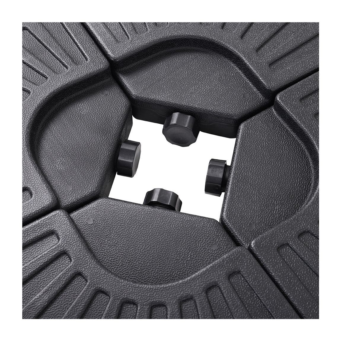 HDPE Water-or-Sand-Filled Umbrella Base Cantilever Parasol Stand