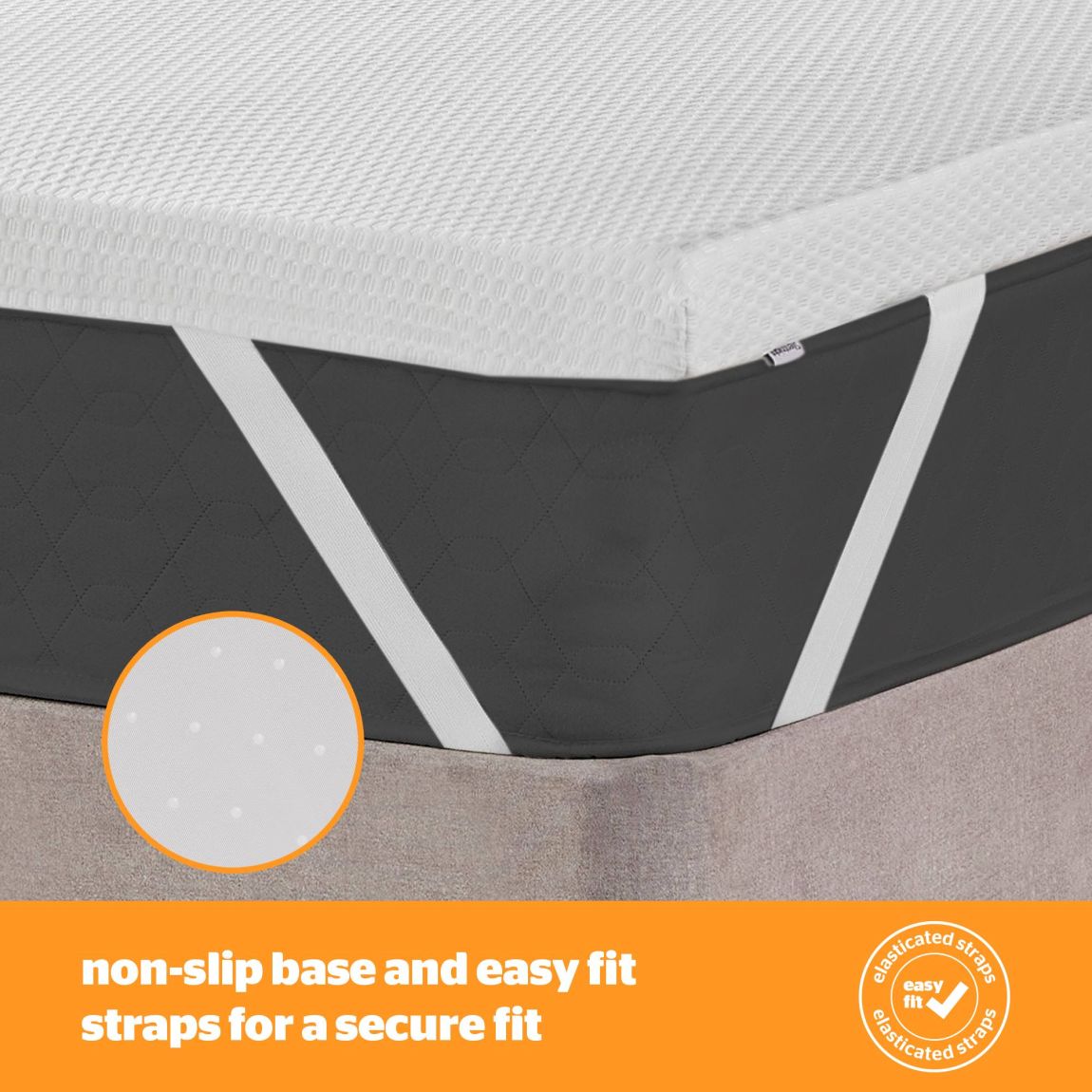 Silentnight Impress 2.5Cm Memory Foam Mattress Topper - Single