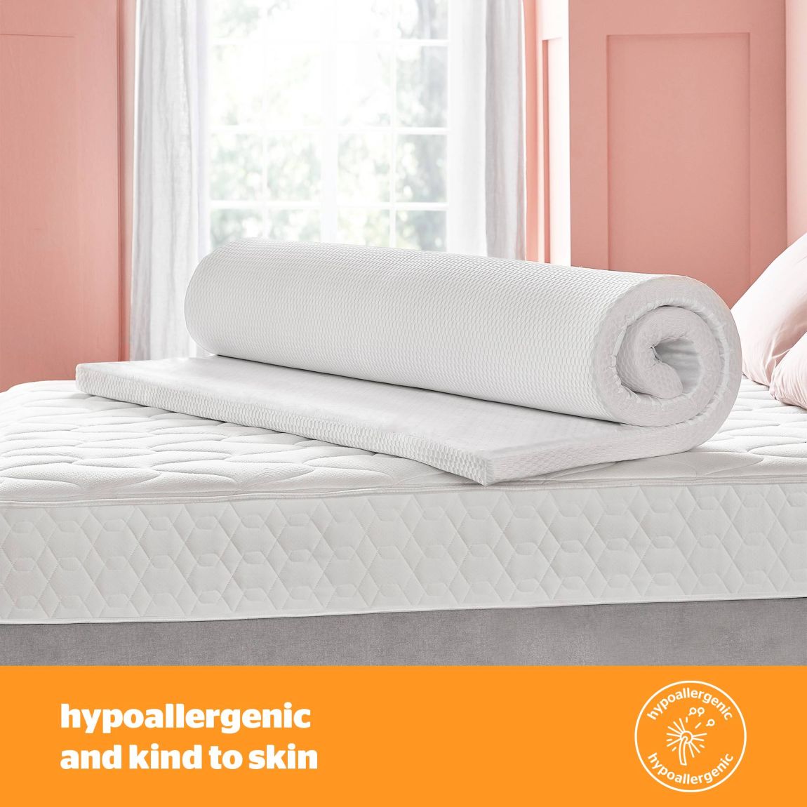 Silentnight Impress 2.5Cm Memory Foam Mattress Topper - Single