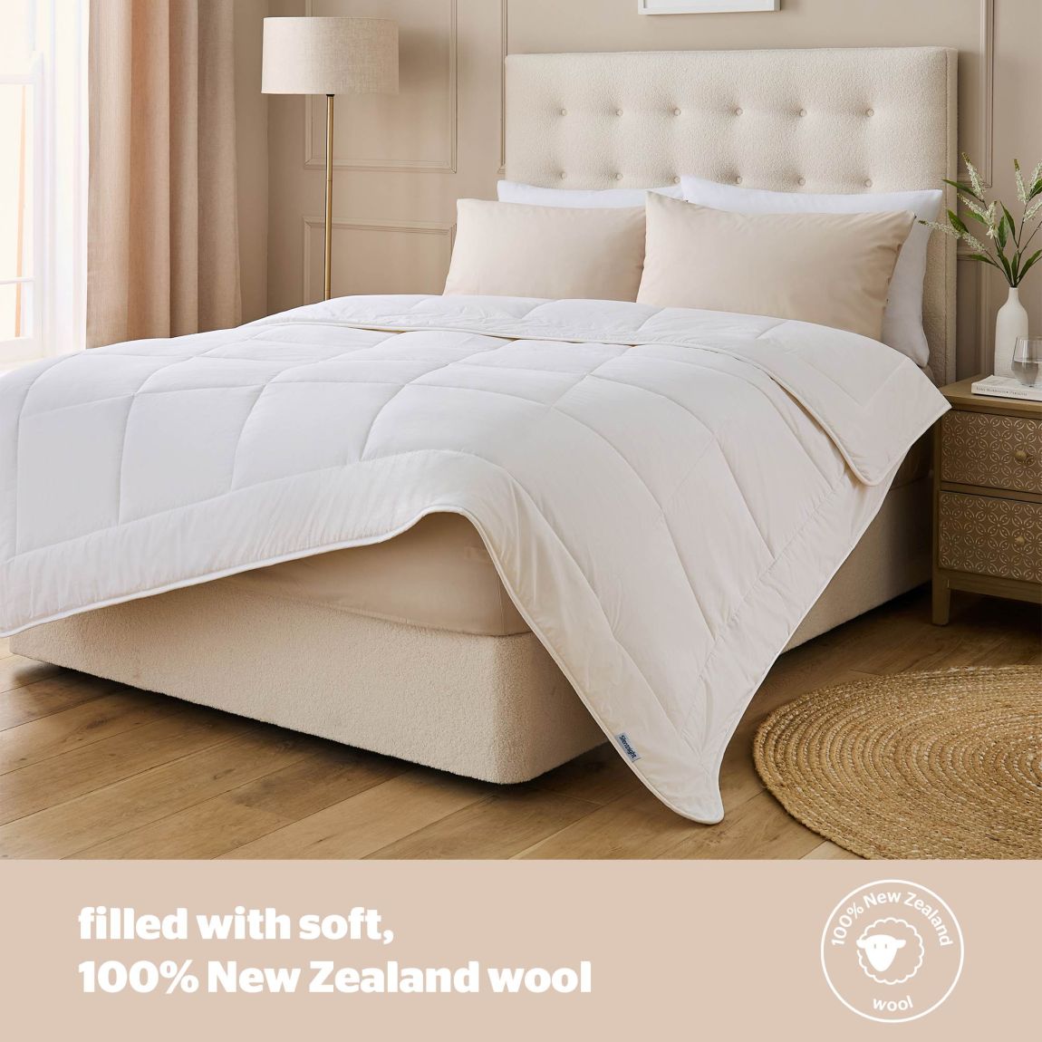 Silentnight Luxury Lightweight Wool Duvet - King