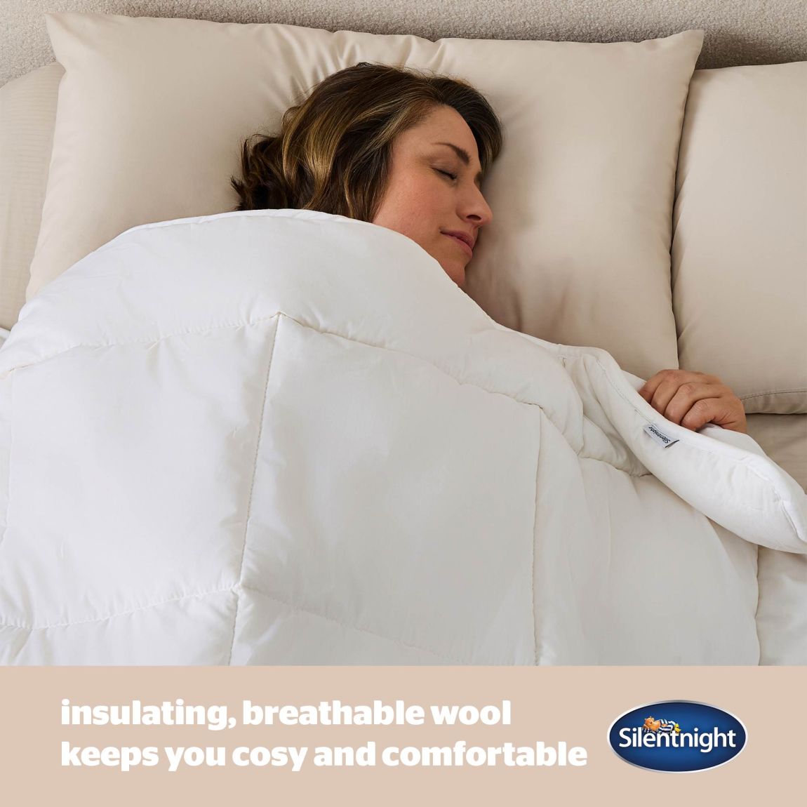 Silentnight Luxury Lightweight Wool Duvet - King