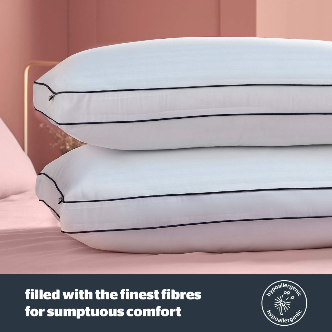 Silentnight Luxury Hotel Collection Box Pack of 4 Pillows