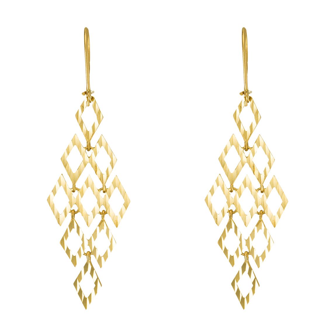 Gold Crazy Earrings