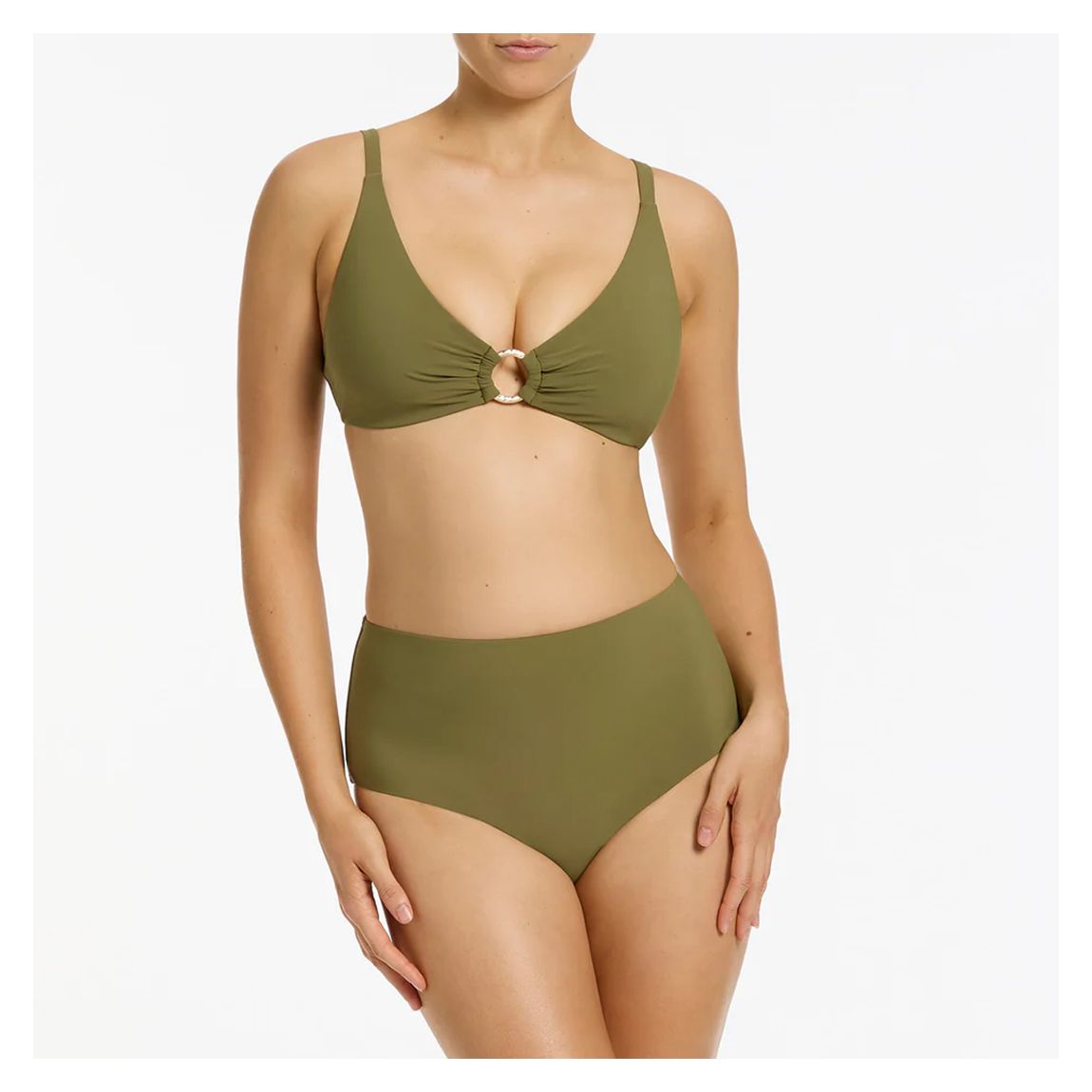 Moss High Waist Bikini Pants