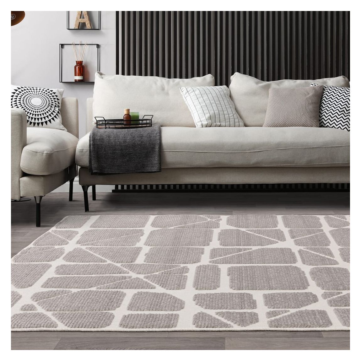 Freja Method Grey Rug 160x230cm