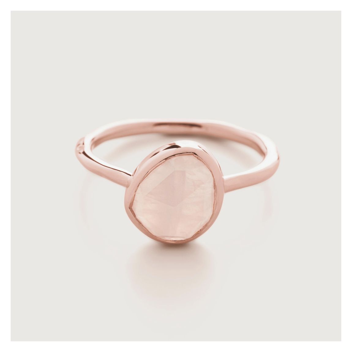 Rose Quartz Siren Stacking Ring