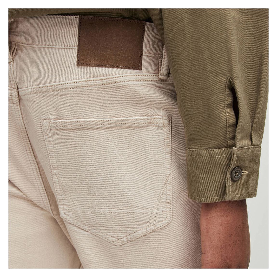 White Rex Slim Fit Soft Stretch Jeans