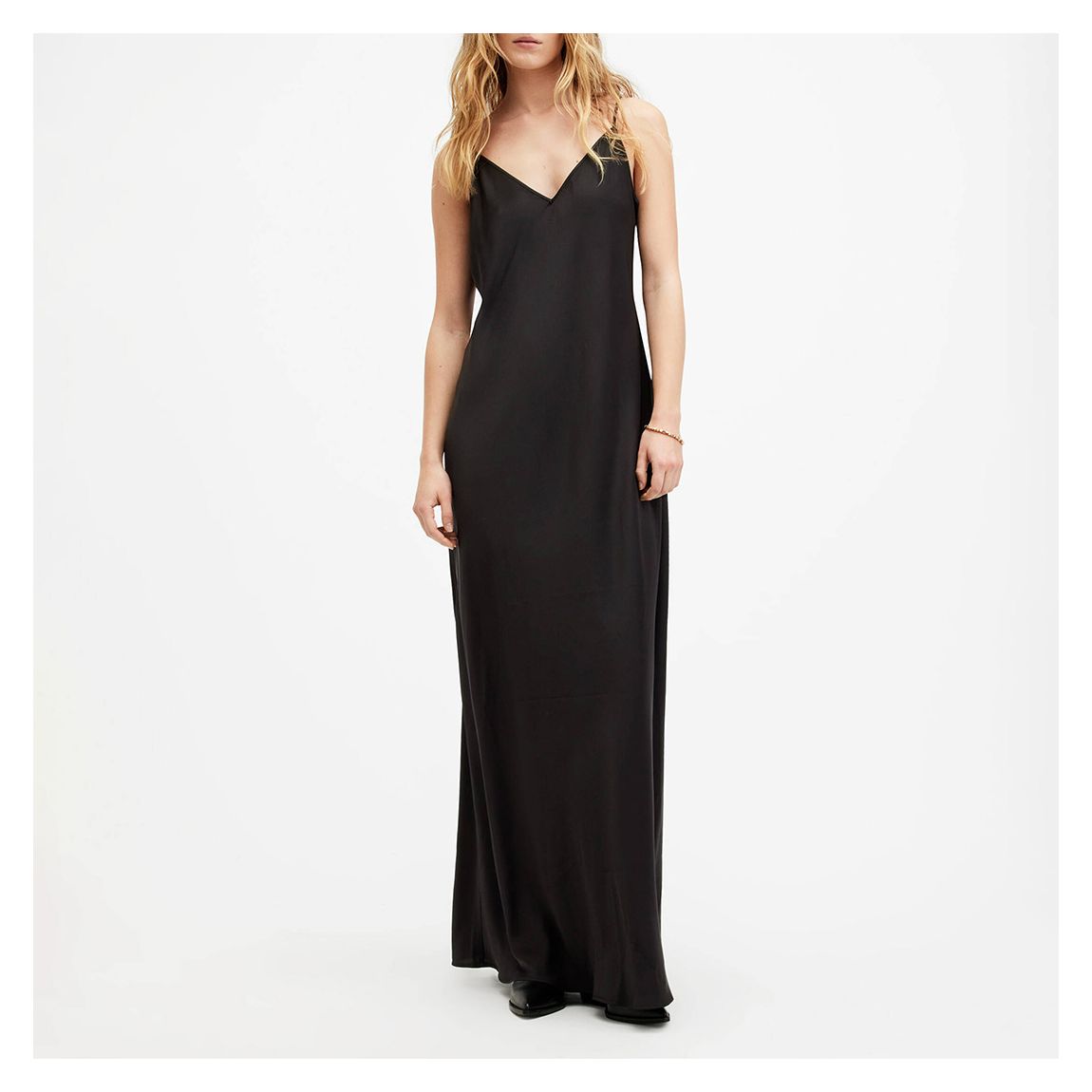 Black Hayes Slip Maxi Dress