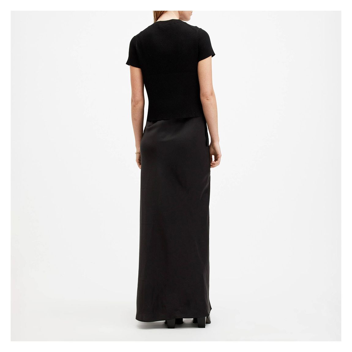 Black Hayes Slip Maxi Dress