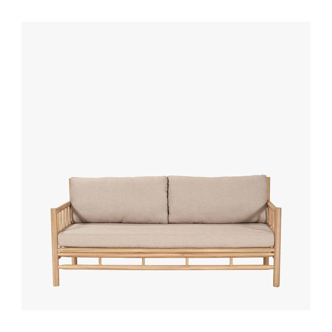 Costa Rica Natural Bamboo Finish Outdoor Seating Set