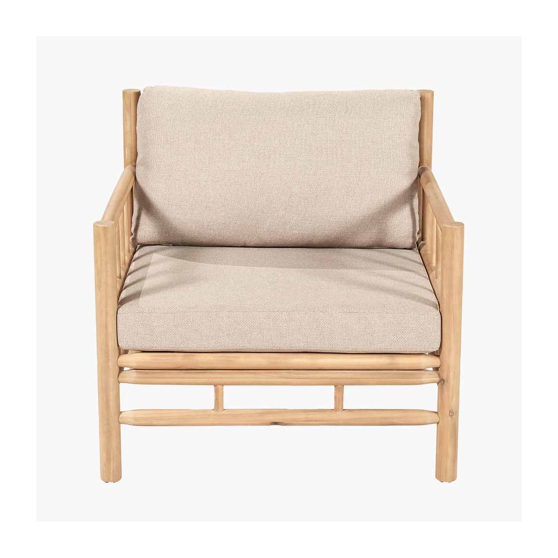 Costa Rica Natural Bamboo Finish Outdoor Seating Set