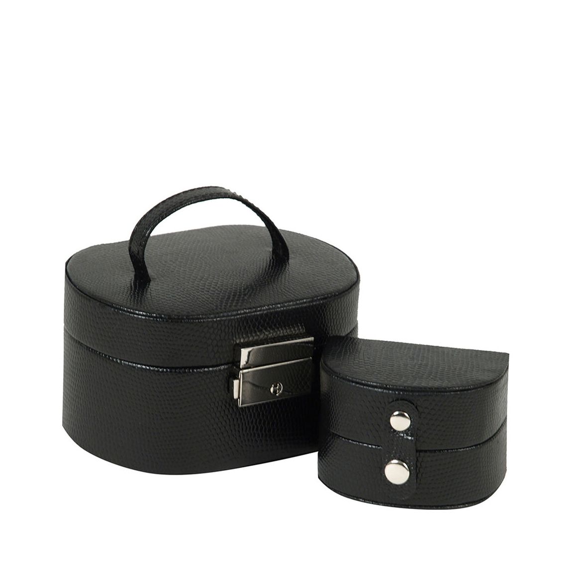Women's Black Wolf Heritage Mini Oval Box