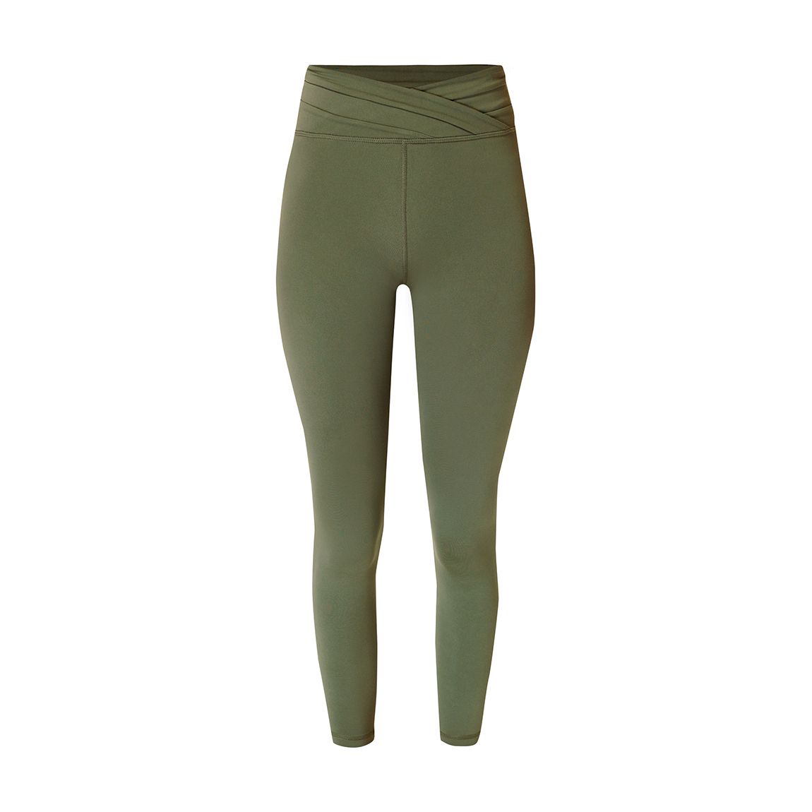 Everyday Wrap Waist 7/8 Leggings - Ivy Green