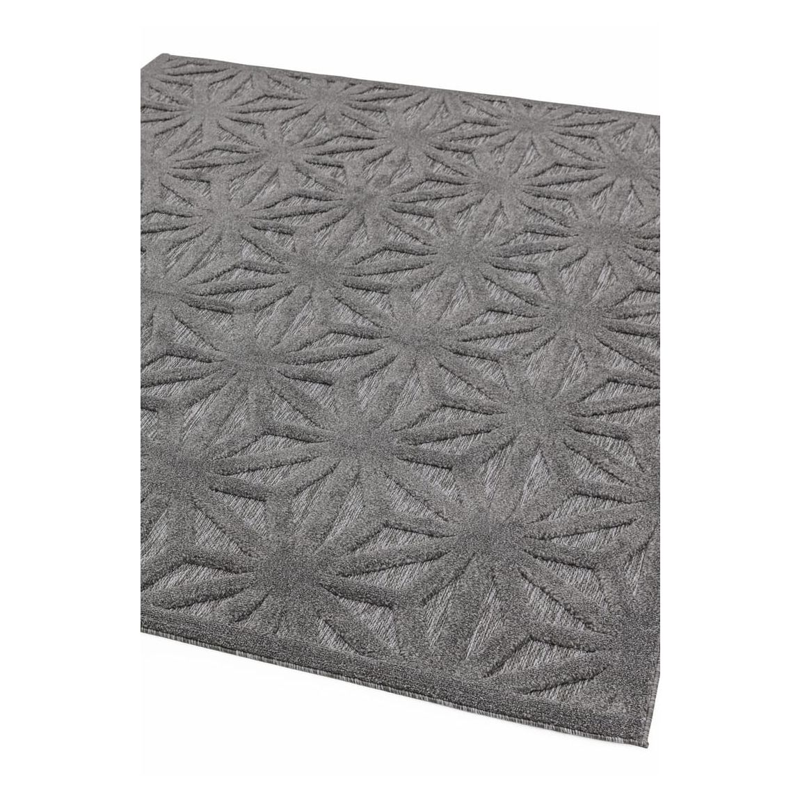 Anthracite Star Salta Outdoor Rug, 200x290cm