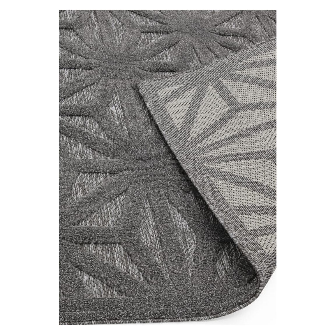 Anthracite Star Salta Outdoor Rug, 200x290cm