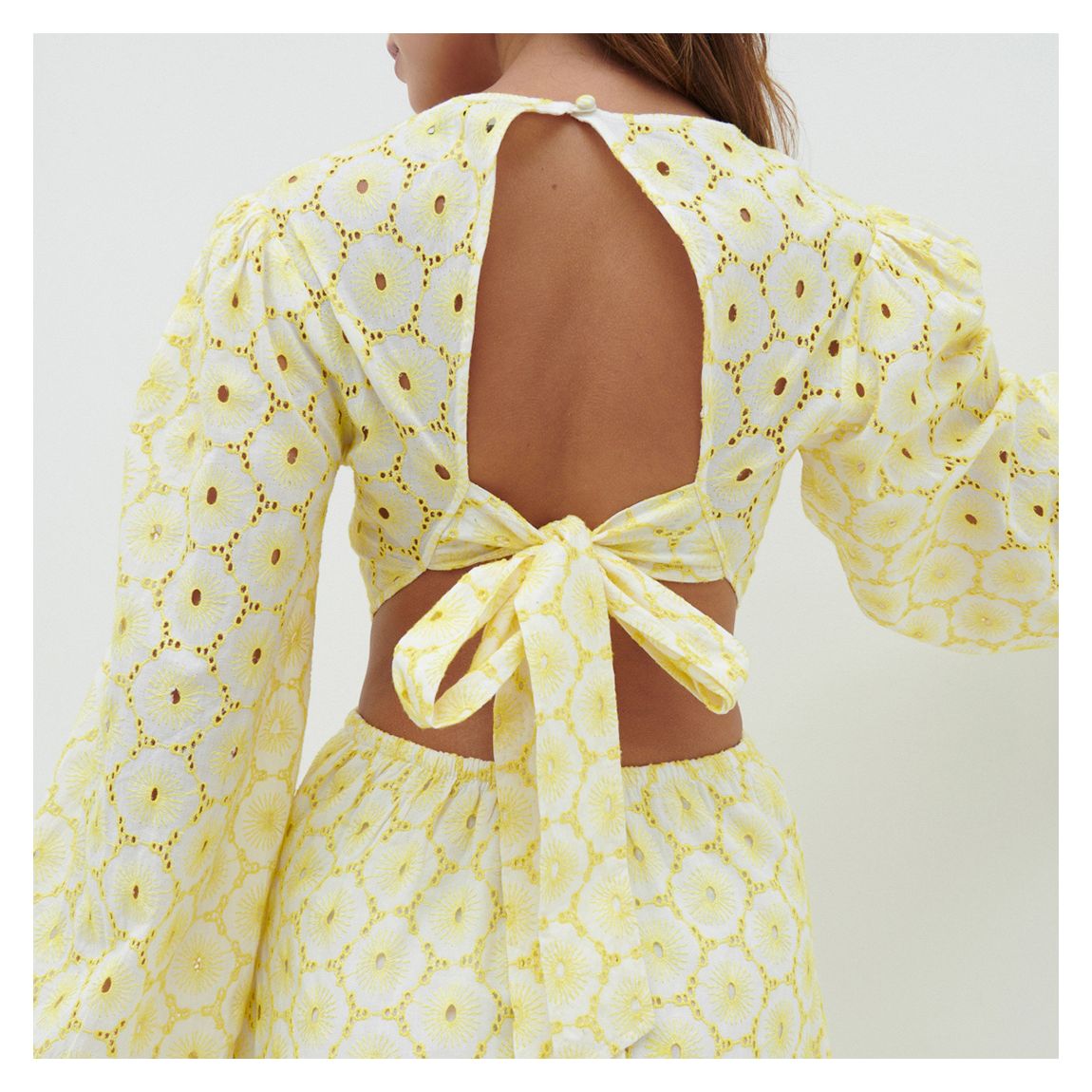 Lemon Amber Cut Out Midaxi Dress 