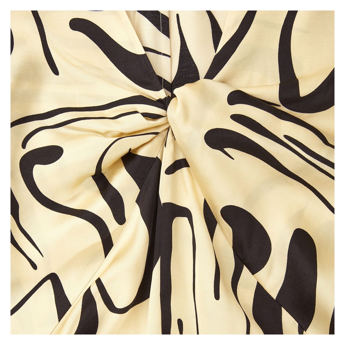 Ecru/Black Upolu Printed Dress