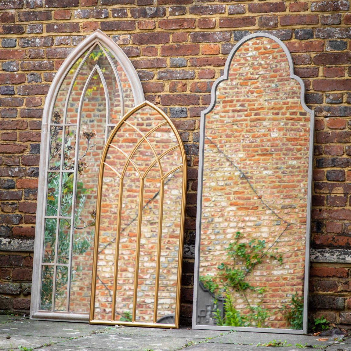 Elicate Outdoor Mirror Vintage Grey