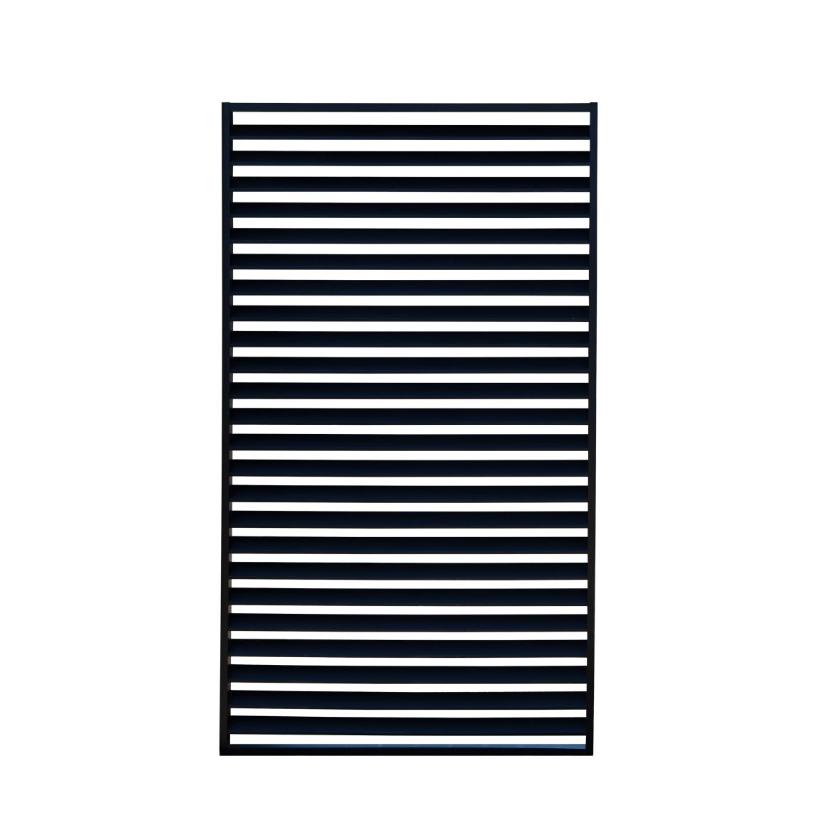 Angles Pergola Louvre Screen Black 1230x2180mm