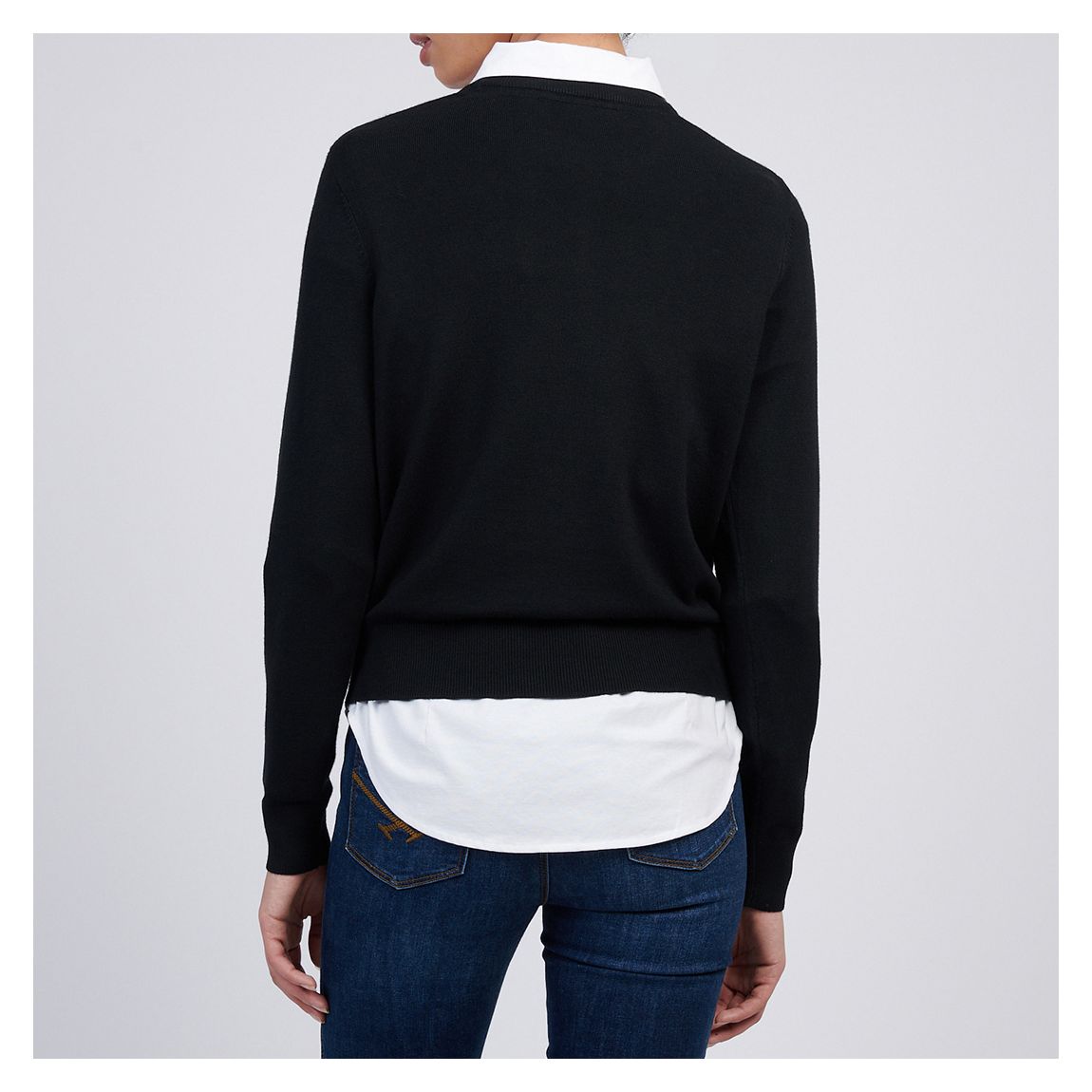 Black Crew Neck Jumper