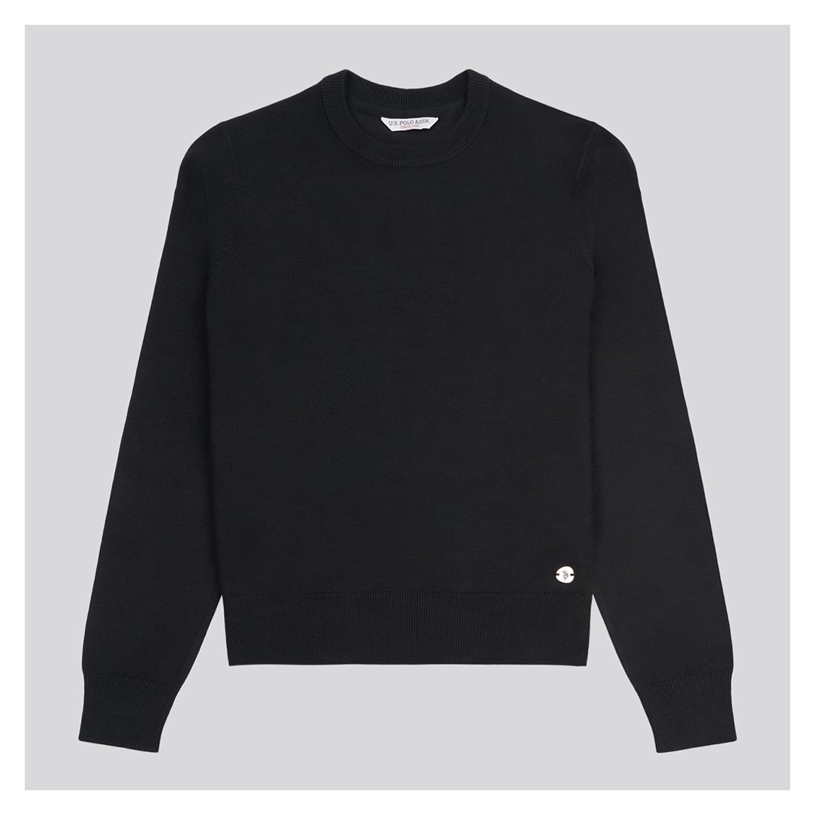 Black Crew Neck Jumper