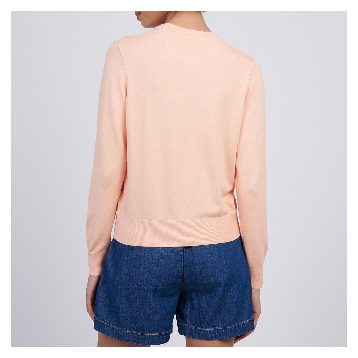 Orange Crew Neck Jumper