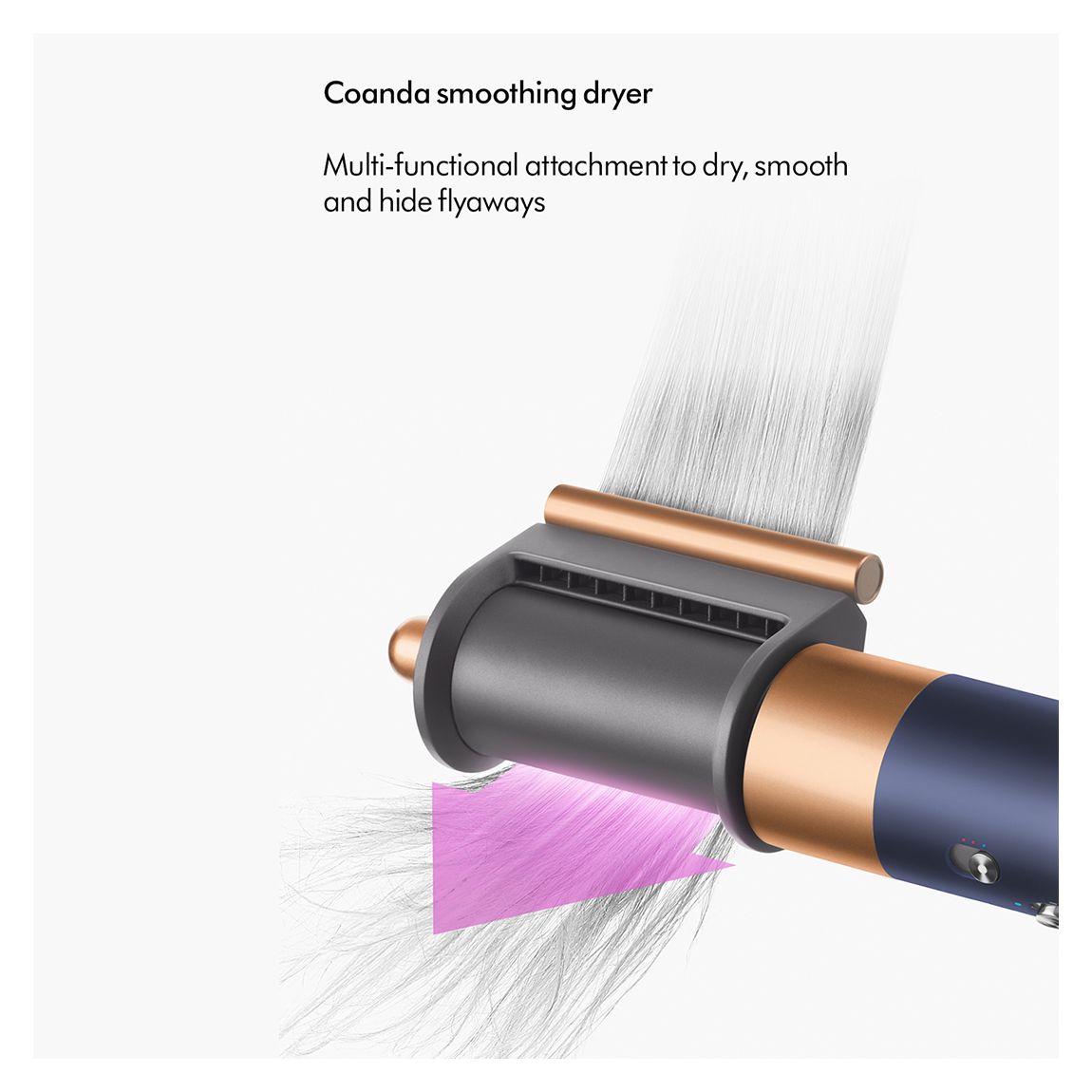 SAVE £110 Refurbished Dyson Airwrap Complete Long Volumise Multi-Styler & Dryer - Prussian Blue & Rich Copper 