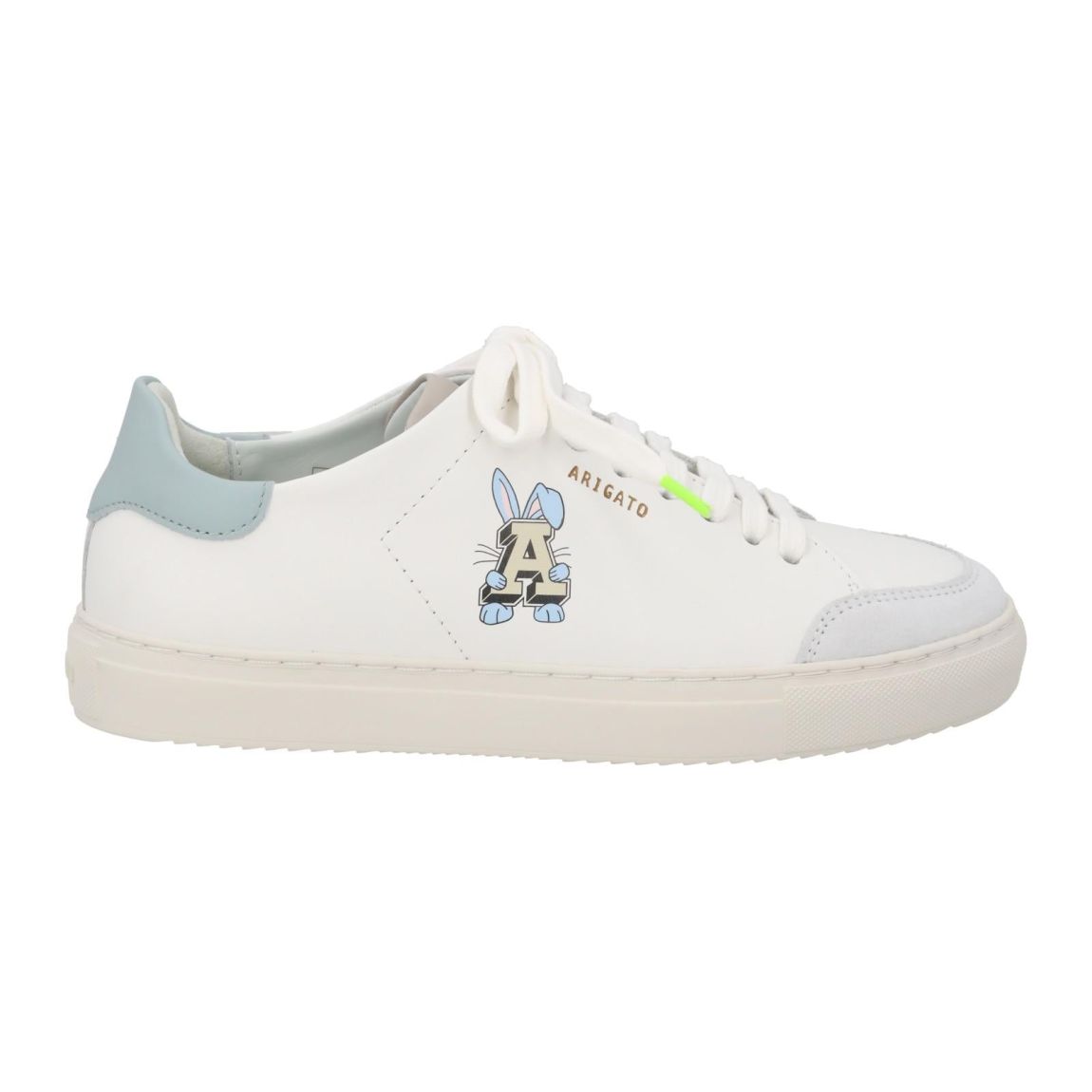 AXEL ARIGATO Clean 90 A Bunny Low Top Trainers in White and Blue