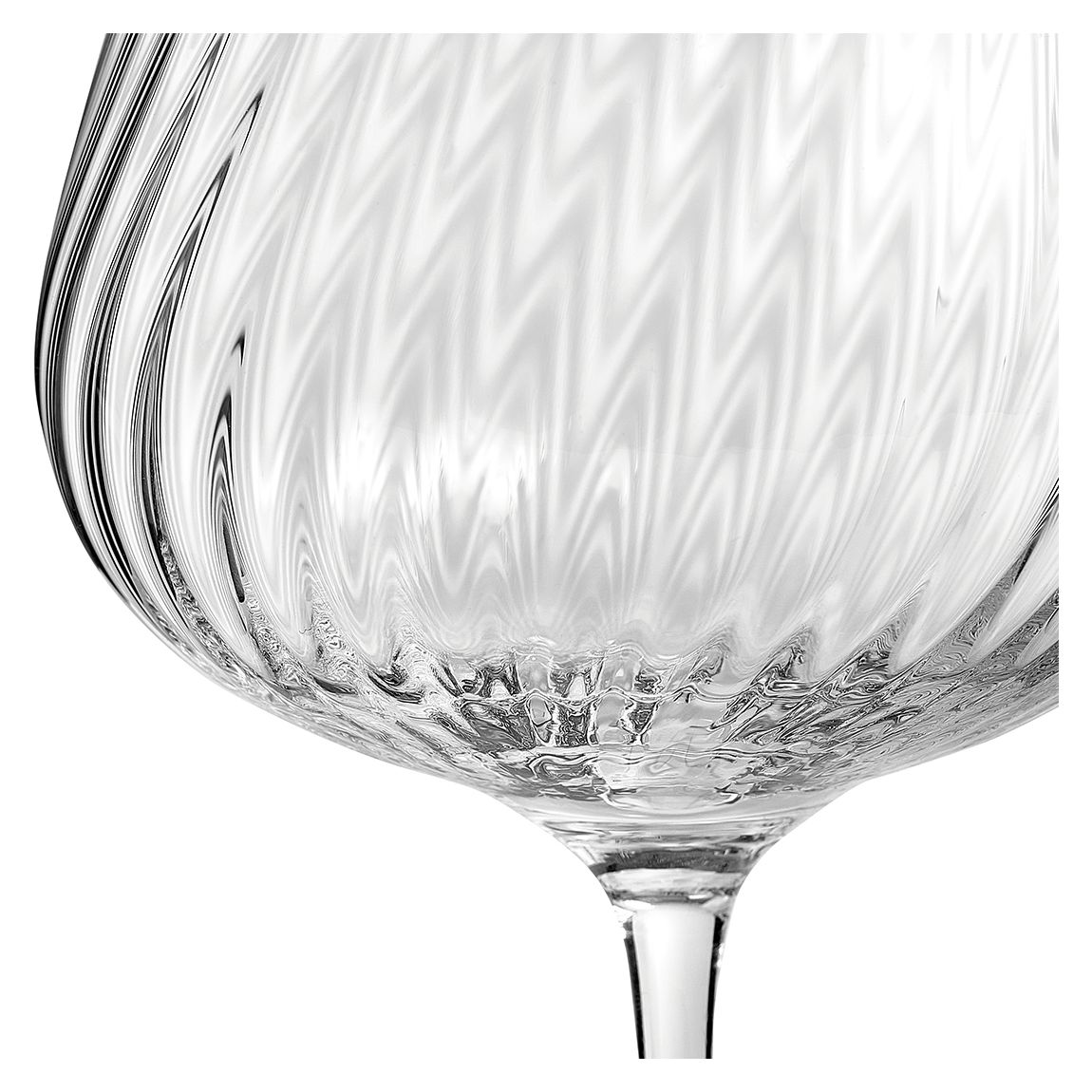 Set of 2 Vera Wang Swirl White Wine Glasses