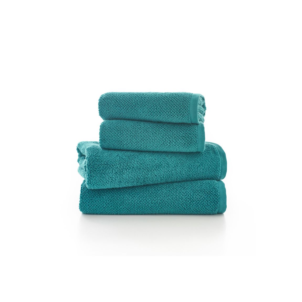 Romeo Luxury Textured Quik Dri 100% Cotton Bath Towel Peacock