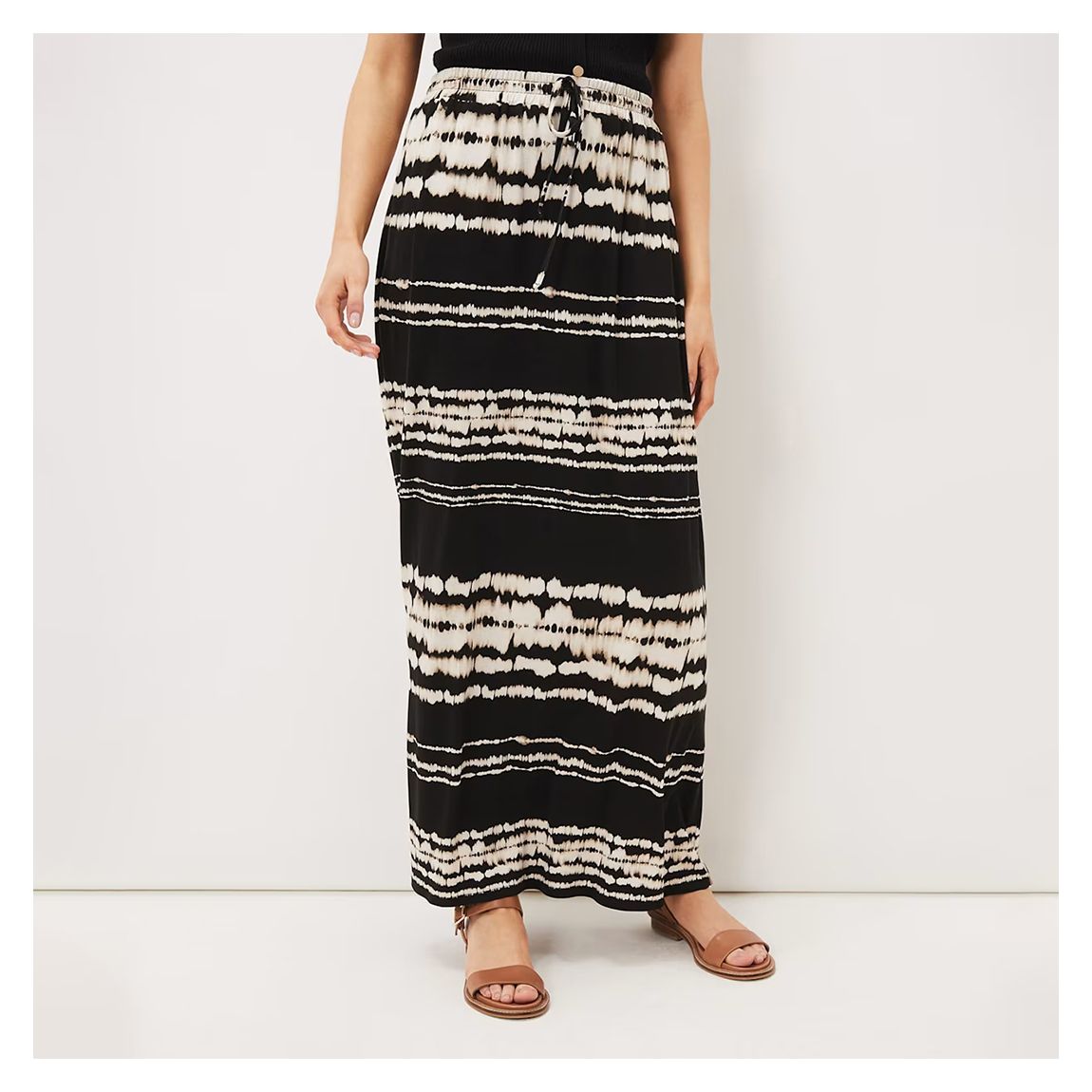 Black Ce Ce Maxi Skirt