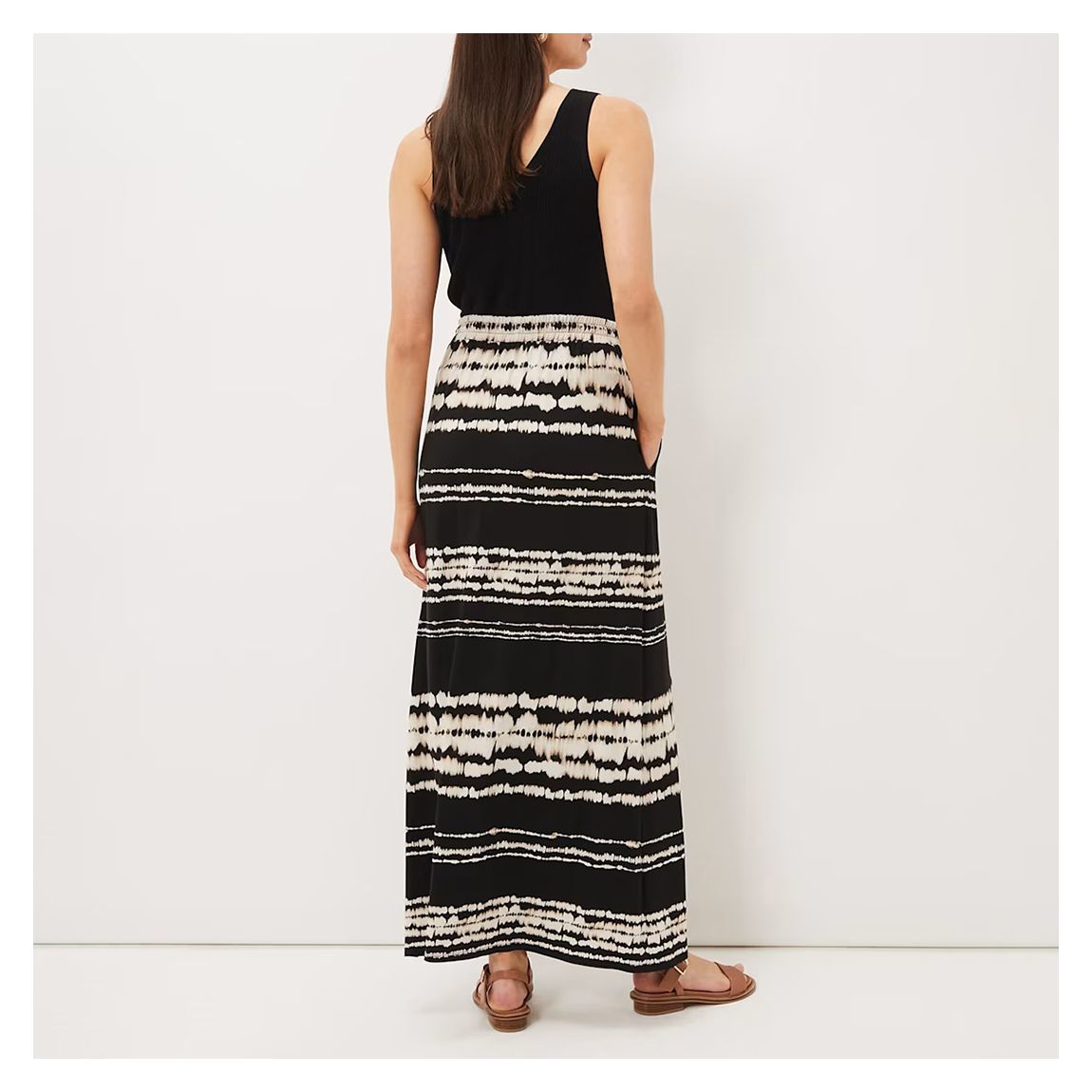 Black Ce Ce Maxi Skirt