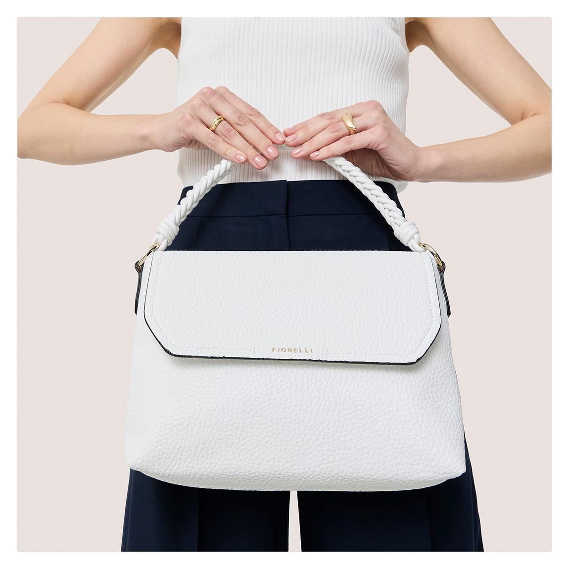 Bright White Eva Shoulder Bag
