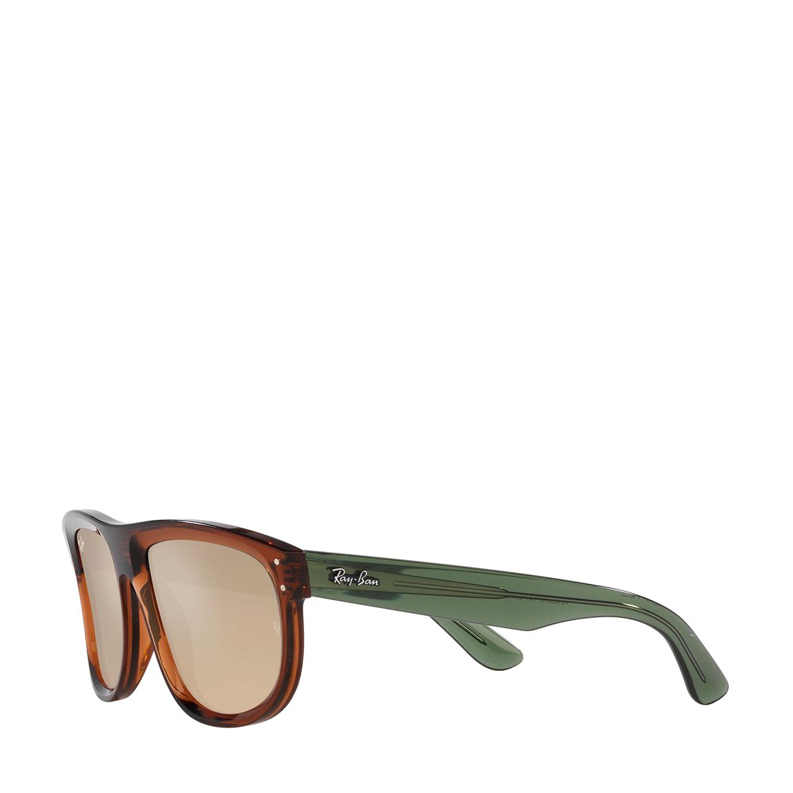 Transparent Light Brown Boyfriend Reverse Sunglasses 56mm