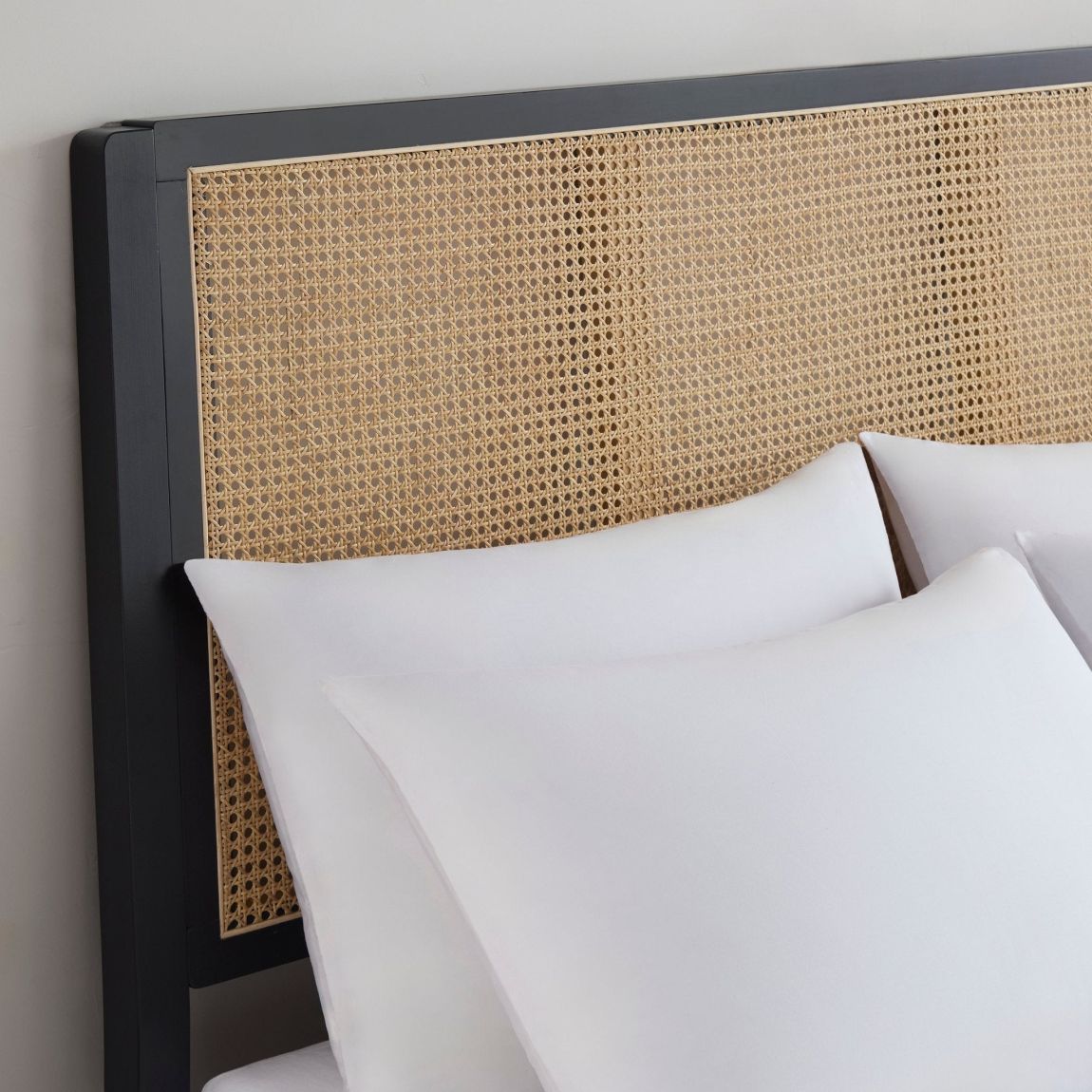 Bali Rattan Bed Frame - Black - King