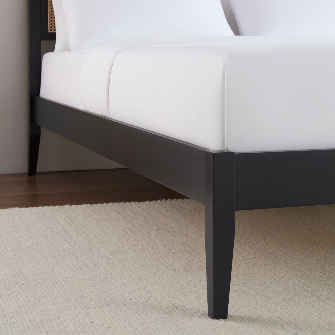 Bali Rattan Bed Frame - Black - King
