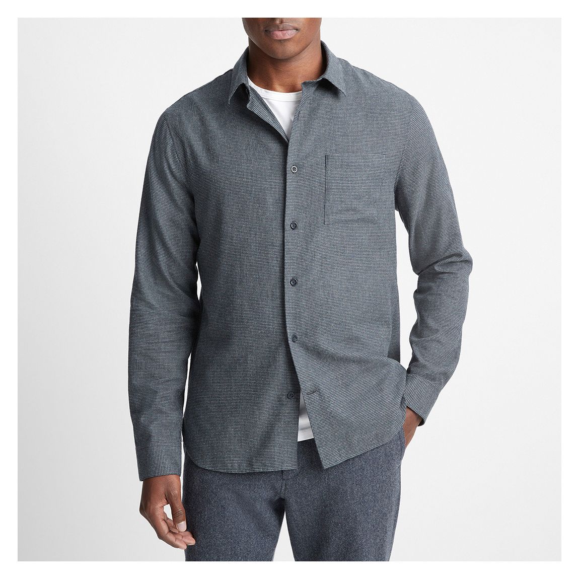 Slate Mendocino Houndstooth Shirt