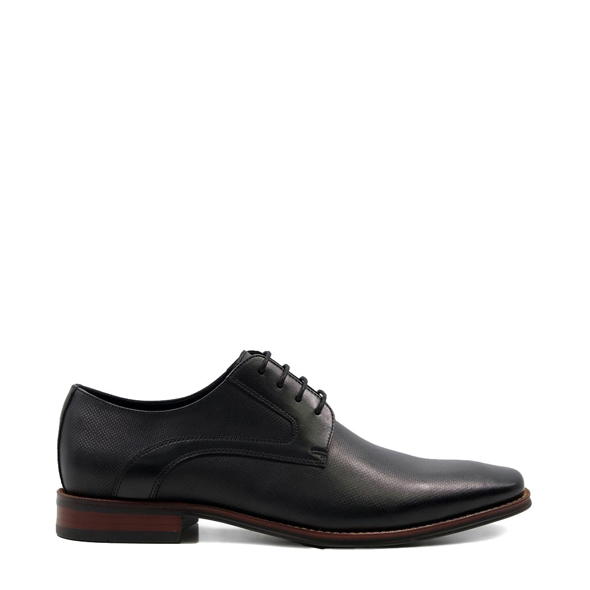 Men's Black Stoney Derby Shoes