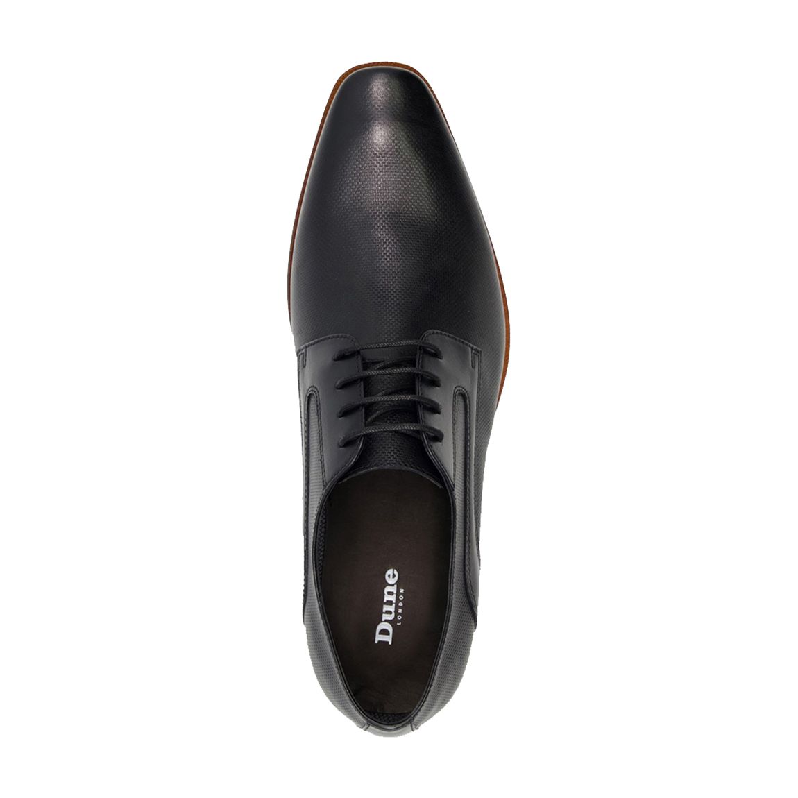 Men's Black Stoney Derby Shoes