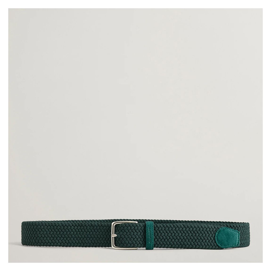 Green Elastic Braided Belt