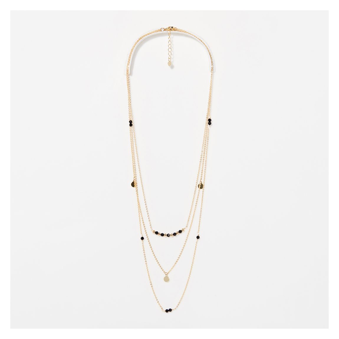 Black Collier Eloan Agates Necklace