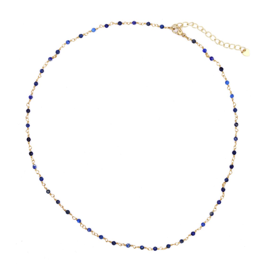 Blue Collier Elisa Jade Bleue Necklace